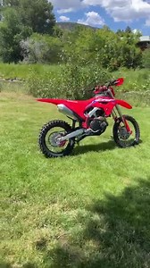 Grand prize winner from June getting his bike today. Meeting him in Meeker Colorado! Congrats Andy Leifer! | Dirt Bike Channel