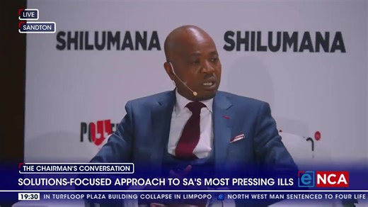 [LIVE NOW 🔴] The Chairman’s Conversation is live on #eNCA channel #DStv403 and eNCA.com. Executive Chairman of SHILUMANA Group, Given Mkhari, is in conversation with Discovery Group CEO, Adrian Gore. #TheChairmansConversation WATCH IT HERE: https://www.enca.com/news-top-stories/livestream-chairmans-conversation-2025 | eNCAnews