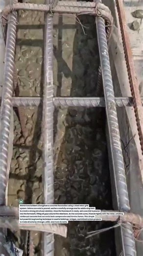 Concrete Foundation Reinforcement with Rebar Grid System! #construction #rebar #concrete
