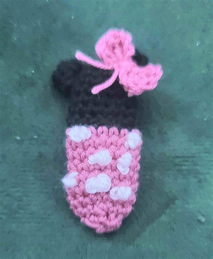 Minni Fidget, Crochet Mouse Toy, Click-clack Stress Relief, Handmade Mini Amigurumi - Etsy