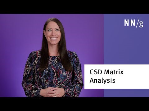 Using a CSD Matrix in Discovery