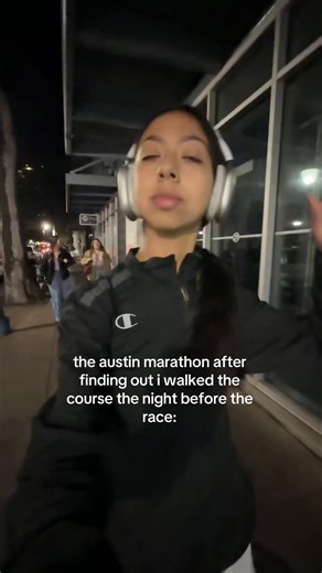 did it? idk #austinmarathon #walking #running #student #austintx