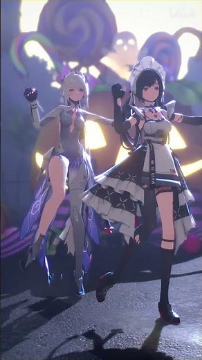 【Tower Of Fantasy 'SHORTS' MMD／4K／60FPS】Annabella × Alyss【WA DA DA】