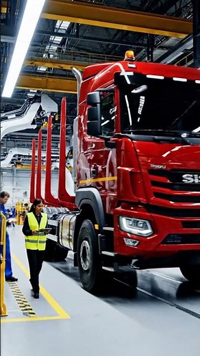 How Sisu Polar Timber Trucks Are Built | Full Factory Process