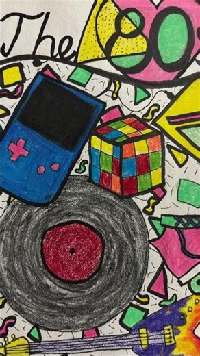 10/30 #art #artist #the80s #retro #drawing #scetchbook #scetch #gameboy #color