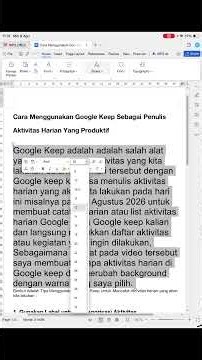 Melihat tampilan Word WPS Office posisi berdiri di IPad