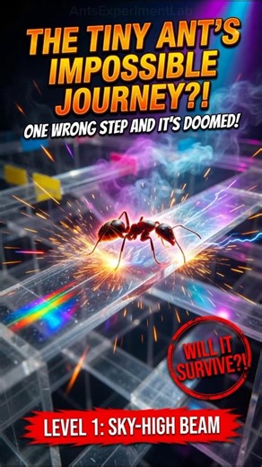 The Hero’s Journey: Impossible Ant Maze! 🐜 Reaching the Sugar Summit#Shorts#insect #ants #antcolony