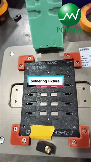Soldering fixture #PCBMay #PCBAssembly #soldering #solderingstation #pcbmanufacturer #pcbfactory #ElectronicsManufacturing #madeinchina