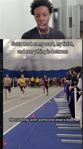 He running like it's his second language