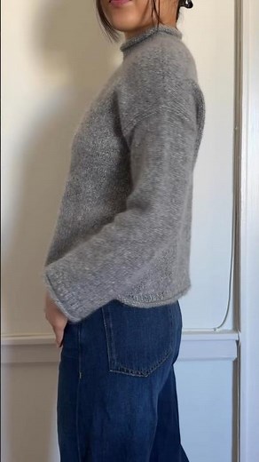 Reviewing my Cloud Sweater by PetiteKnit #knitting