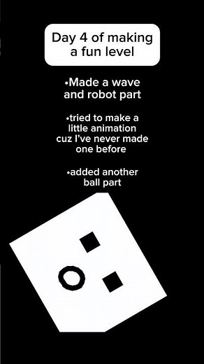 Day 4 of making a fun level (sorry had to re-upload) #geometrydash #geometry_dash #gd #shorts