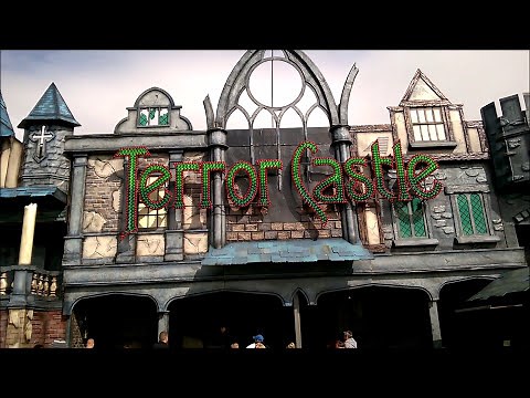 Ghost train terror castle at Brean Leisure Park