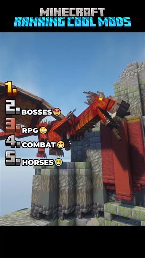 Ranking Cool Minecraft Mods #shorts