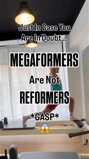 Joshua | Physio & Pilates Portugal on Instagram: "A Reformer is a Reformer. A Megaformer is a Megaformer. They are NOT the same thing — at all. Is it wrong that it bothers me so much that everybody is jumping on the Reformer Pilates bandwagon and calling everything and anything Pilates? A Reformer = Pilates equipment A Megaformer = Lagree / HIIT-style equipment Different purpose. Different mechanics. Different lineage. Different method. So when studios call Megaformer workouts “Reformer Pilates”