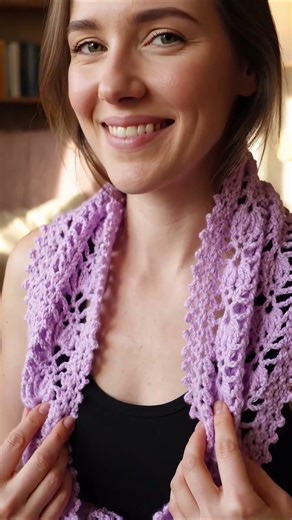 🌸Crochet lace cowl written pattern 🌸 #crochet