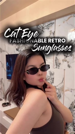 Feel Like a Celebrity in Cat Eye Polarized Sunglasses