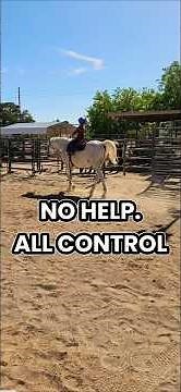 Beginner Riders Steer Horses Solo, No Instructor Help