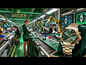 Inside the Making of a $50,000 Solid Gold Rolex (Full Factory Process)