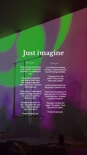 Cute Prom Proposal Scenario with Crush | Heartwarming Imaginations