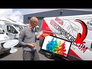 COMMENT INSTALLER UNE TELEVISION ET SON ANTENNE SUR UN CAMPING CAR - Equipez Votre Camping Car