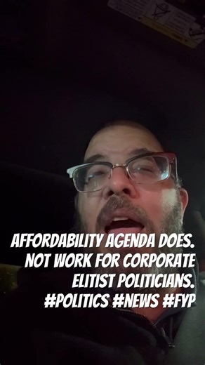Affordability agenda does. Not work for corporate elitist politicians. #politics #news #fyp