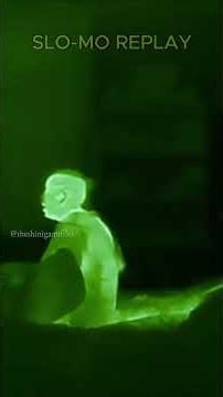A ghostly figure caught on camera attacking a woman.👀😱