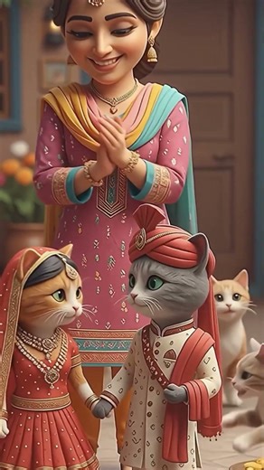 Bila & Billi Tie the Knot – Adorable Cat Marriage Story!” #animallovers