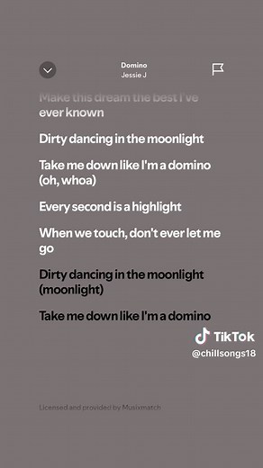 Domino Lyrics: Full Song with Karaoke Music Video