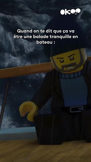 Il n’y a pas à mentir comme ça 😂 Pour regarder les épisodes de Ninjago direction l’application #Okoo 📲 #ninjago #ninjagoedit #lego #bateau