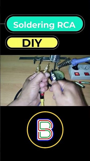 How to Solder an RCA Connectors #Shorts #soldering #rca