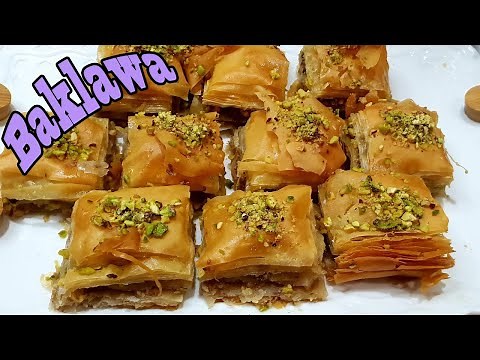 How to make Baklava | Baklawa an Arabic sweet | Easy Baklava Recipe