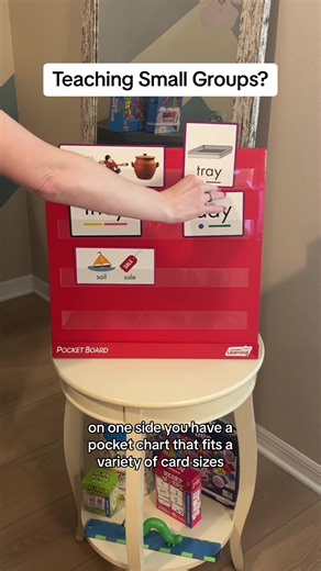 Engaging Small Group Table Resource: Pocket Board for Reading & Math