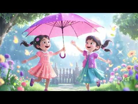 Chunni Munni – The Magic Umbrella ☂️✨🌈 Rainy Day Adventure Song for Kids | Preschool Nursery Rhyme
