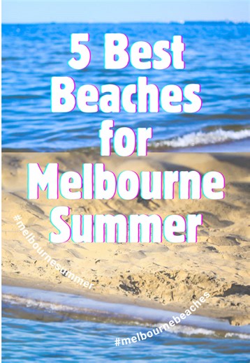 The only 5 Melbourne beaches worth the drive when it’s 40°C. 🌡️🔥 If you're tired of the crowds and the