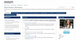 Research Guides: Data & Statistics: Data Collection, Visualization, & Presentation