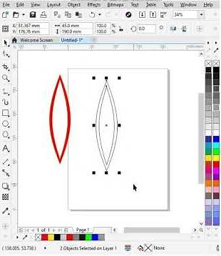 Islamic & Geometric Flower Border Tutorial | Easy Design for Beginners #coreldesign