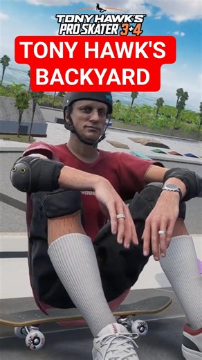 TONY HAWK'S BACKYARD in Tony Hawk's Pro Skater 3+4 - CREATE-A-PARK