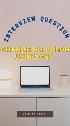 Vaibhav Dixit on Instagram: "Change color using CSS #javascripts #webdesign #webdevelopment #coding #csstricks #html #frontend #tech #jobs #fresher"