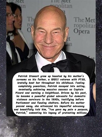 The Heartbreaking Childhood Secret That Haunted Sir Patrick Stewart 🥺 #littlefamestory