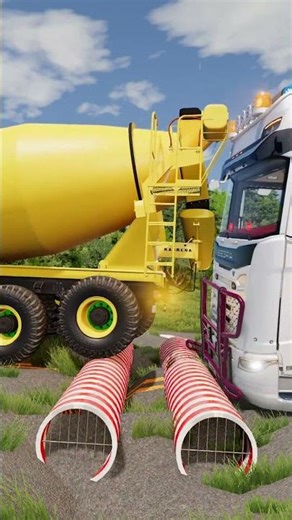 Big Trucks vs Water Drains | BeamNG.drive