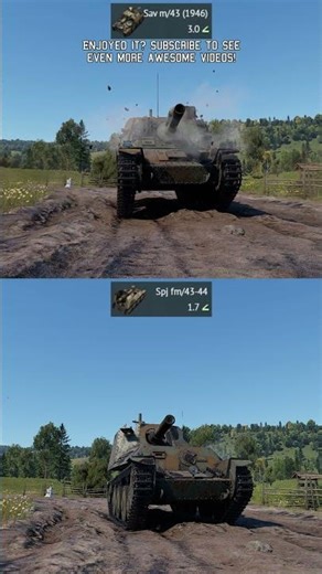 Day 395. Spj fm/43-44 and Sav m/43 (1946) #warthunder #usa #america #sweden