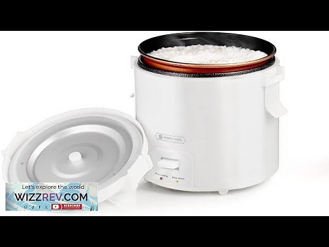 1.0L Mini Rice Cooker WHITE TIGER Portable Travel Steamer Small 15 Minutes Fast Cooking