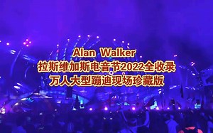 Alan Walker 拉斯维加斯电音节2022全收录，万人大型蹦迪现场神曲珍藏版