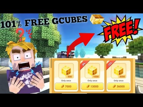 Blockman go 101% free Gcubes 😱 | #blockmango 