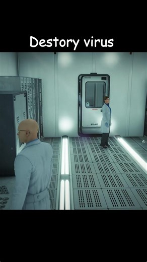 Virus was dangerous #gaming #hitman #hitman3 #hitman2 #agent47 #shorts