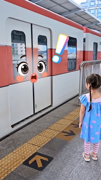 🌈✨🐻🚆✨ Wait First! Let People Get Off First | Mata Learns Train Safety