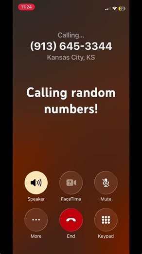 Calling random numbers part 1! #prank