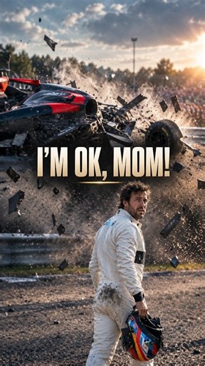 After That F1 Crash, Alonso Was Thinking About His Mother #shorts