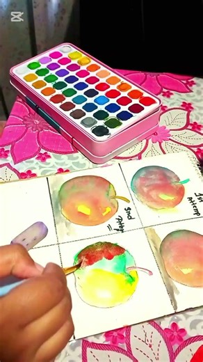 simple apple 🍎 painting #short #art