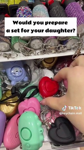 Red Taser Keychain Set - Your Safety Companion